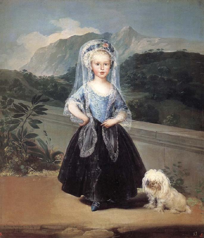 Francisco Goya Maria Teresa de Borbon y Vallabriga Germany oil painting art